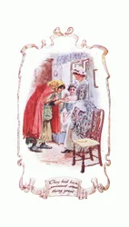 Ihnen war etwas Großes versprochen worden, aus The Vicar of Wakefield veröffentlicht von J M Dent & Son Ltd, 1920er Jahre
